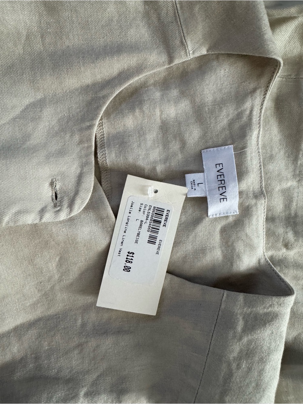 The Joelle Longline
Linen Vest Classic - Picture 7 of 8